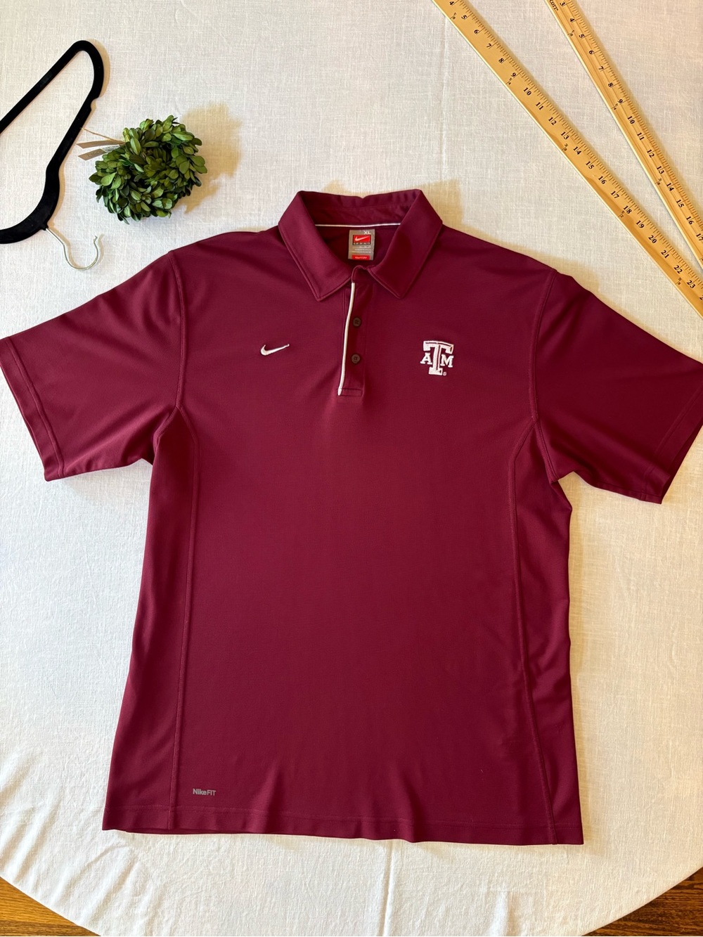 Nike Men's Maroon Texas A&M Aggies Polo XL